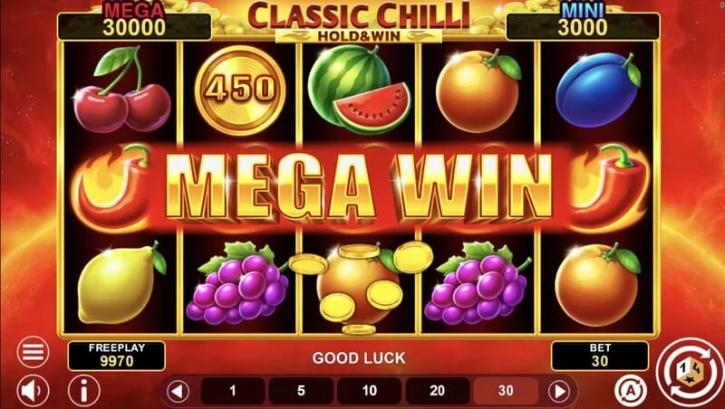 Classic Chilli Hold & Win - συνδυασμός νίκης με 243 τρόπους